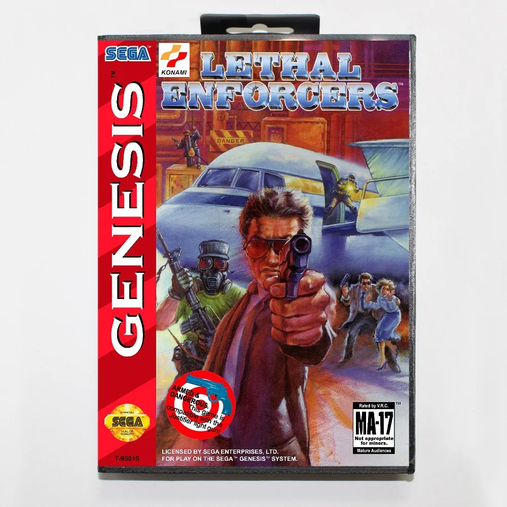 Смертельное органов игровой картридж 16 бит MD карточная игра с коробку для Sega игры