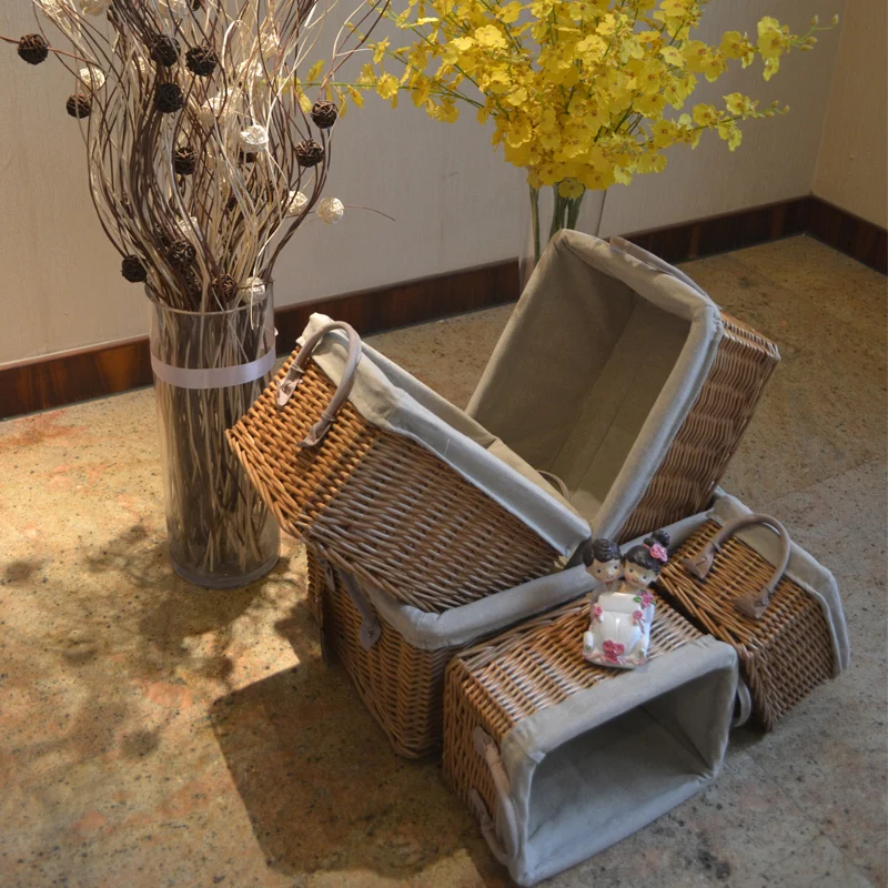 Free shipping! New arrival 2013 good quality willow storage basket