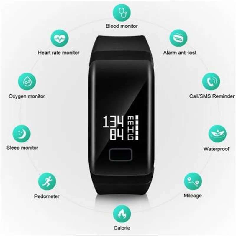 F1 Bluetooth Smartband фитнес 4,0 Fit бит трекер спортивный браслет умный Браслет Шагомер PK M2 M3 M4 ID115