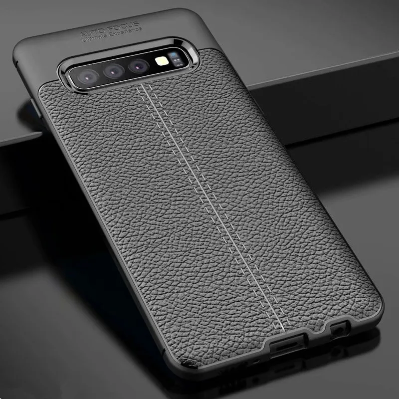 

For Samsung Galaxy S10 case Protective Slim TPU Soft silicone Shockproof Fiber cover For Samsung S10 Plus fundas S10E