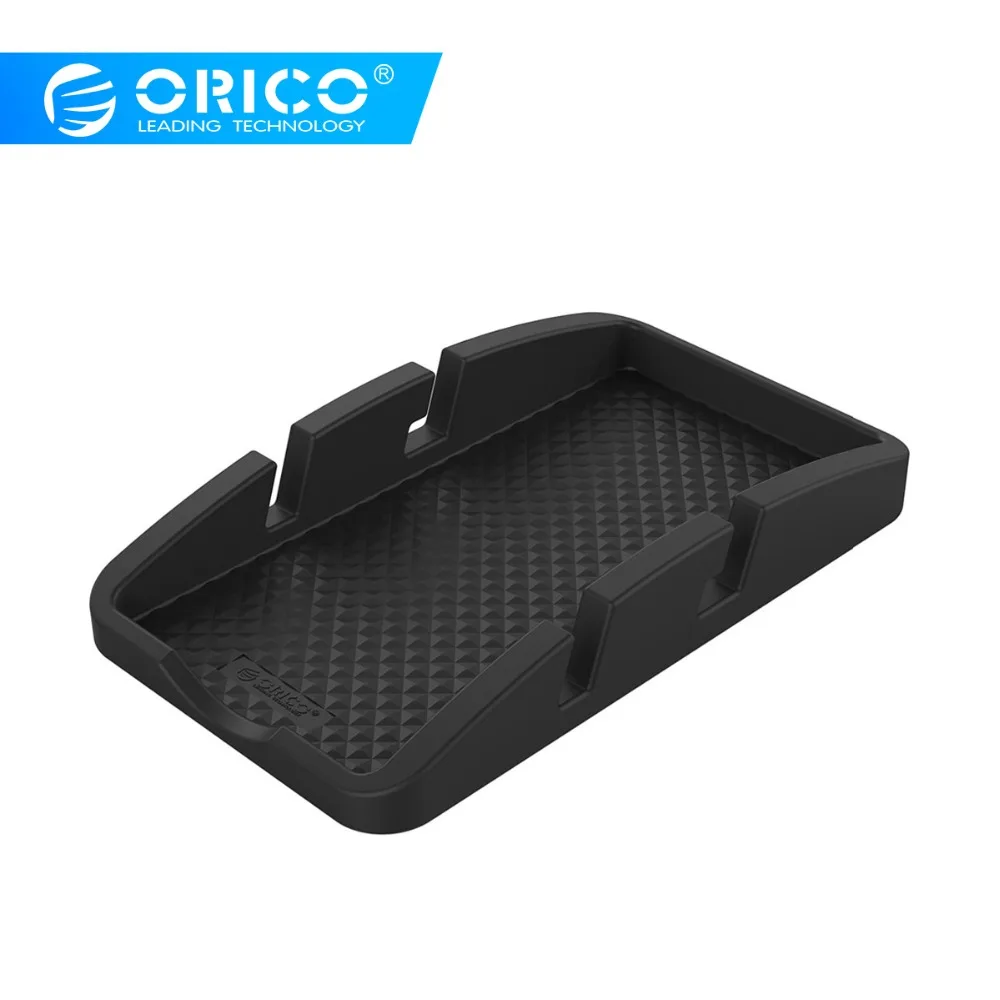 

ORICOCSP1 Silicon Universal Car Mobile Phone Holder Two slot Pad Desk Holder Stand Multi-Angle Non-Slip Stand For Key Coin Phone