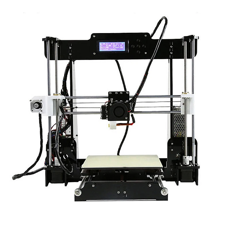 Anet A6 A8 Нормальный/Авто Уровень 3d Принтер Комплект Большой размер Reprap Prusa i3 3d принтер Набор DIY Impresora 3D с PLA нити Рождество