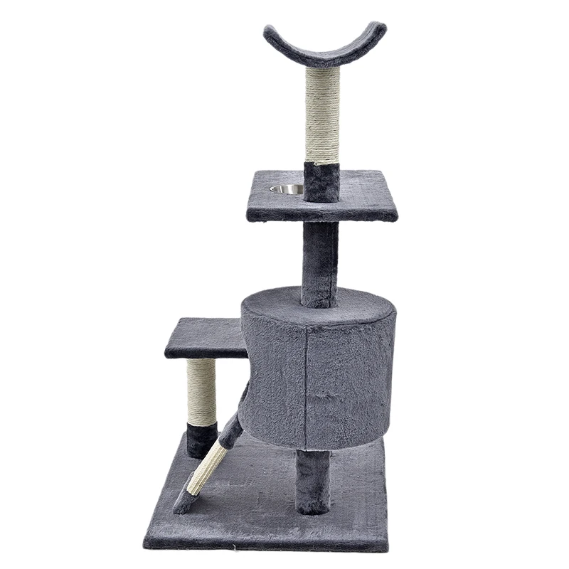 New Domestic Delivery Luxury Cat Scratching Post House For Furniture Kitten Toy Climbing Furniture with One Bowl Cat Home Ball New Domestic Delivery Luxury Cat Scratching Post House For Furniture Kitten Toy Climbing Furniture with One Bowl Cat Home Ball