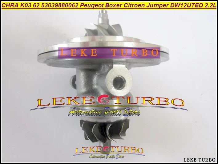 Turbo Cartridge CHRA Core K03 62 53039880062 0375H3 0375H4 For Peugeot Boxer II (1)