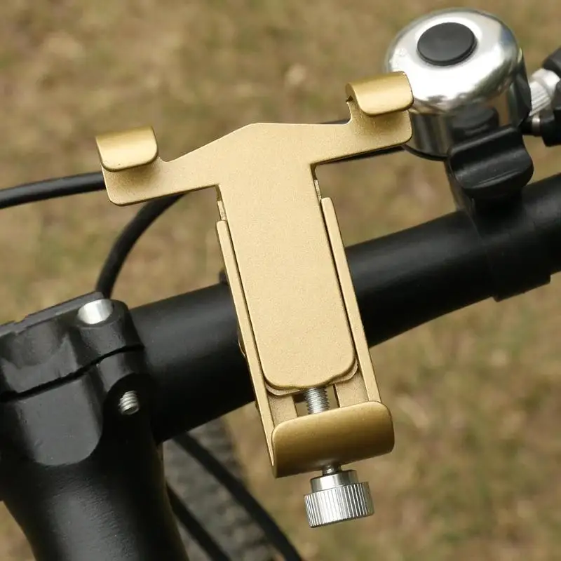 

Adjustable Aluminum Alloy Bike Handlebar Phone Holder Bicycle Smartphone Mount Holder Stand 95*90*65mm 77g