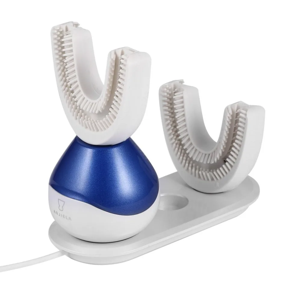 

Automatic Electric Toothbrushes,Smart Wireless Charging All Tooth Brushed with U Type Toothbrush Heads