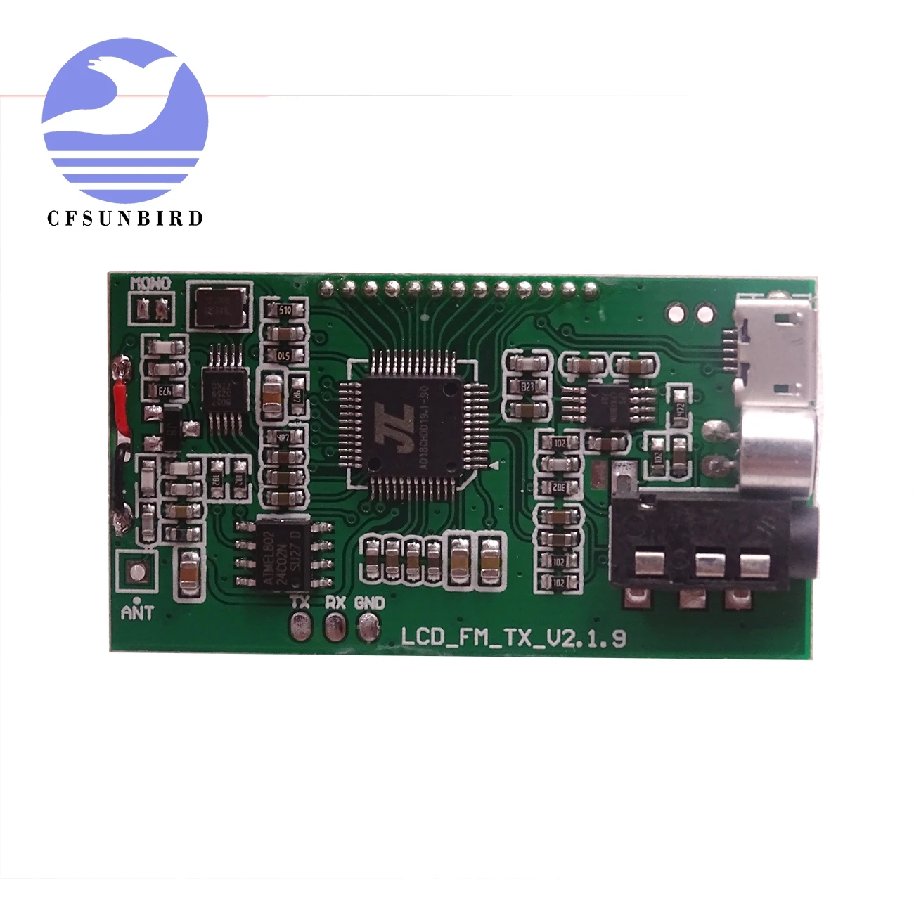 Модульный стерео FM трансмиттер DSP PLL 87 108 МГц Цифровая беспроводная микрофонная