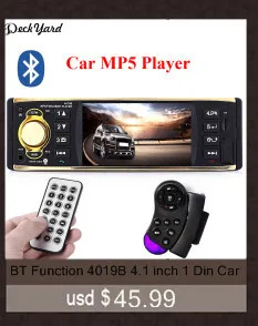 12 В Стерео FM Радио mp3 аудио плеер Поддержка Bluetooth телефон с USB/SD MMC Порты и разъёмы Электроника для автомобиля в-тире 1 DIN Автомагнитолы