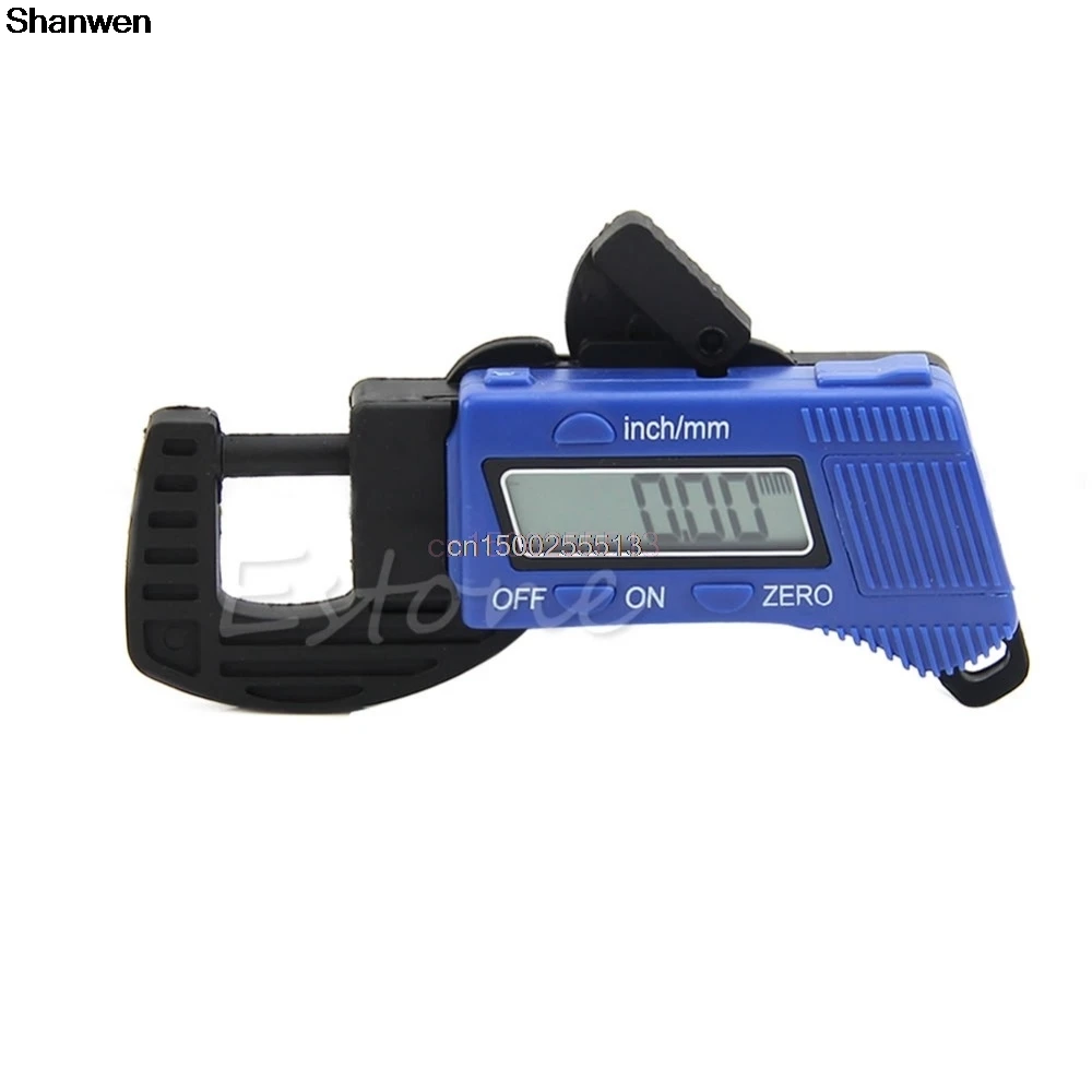 

Caliper New 0-12.7mm Carbon Fiber Composites Digital Thickness Caliper Micrometer Guage