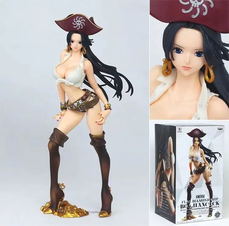 NEW hot 23 cm Sexy di Un Pezzo Boa Hancock Pirati dei caraibi collector action figure giocattoli bambola regalo Di Natale | Игрушки и