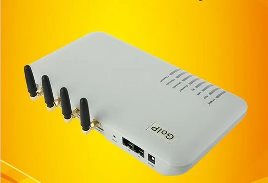  GOIP-4 4-Channel VoIP Gateway GSM network and VoIP Voice promptsHTTP WebAuto Provision support for 