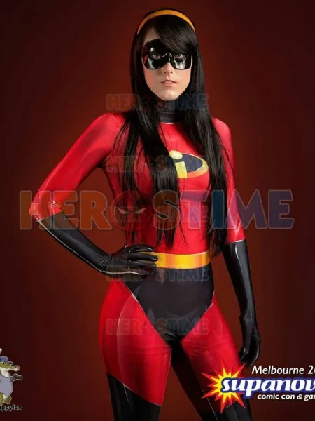Женский костюм Суперсемейка Elastigirl Хелен Парр с 3D принтом из лайкры и спандекса