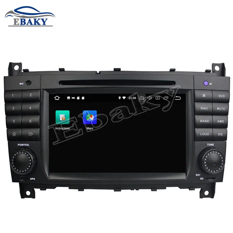 Best 2din 7inch 4GB RAM 32/64GB ROM Octa Core Android 9.0 Car DVD Radio for Benz C-Class W203(2004-2007/CLC G Class W467(2008-2011) 3