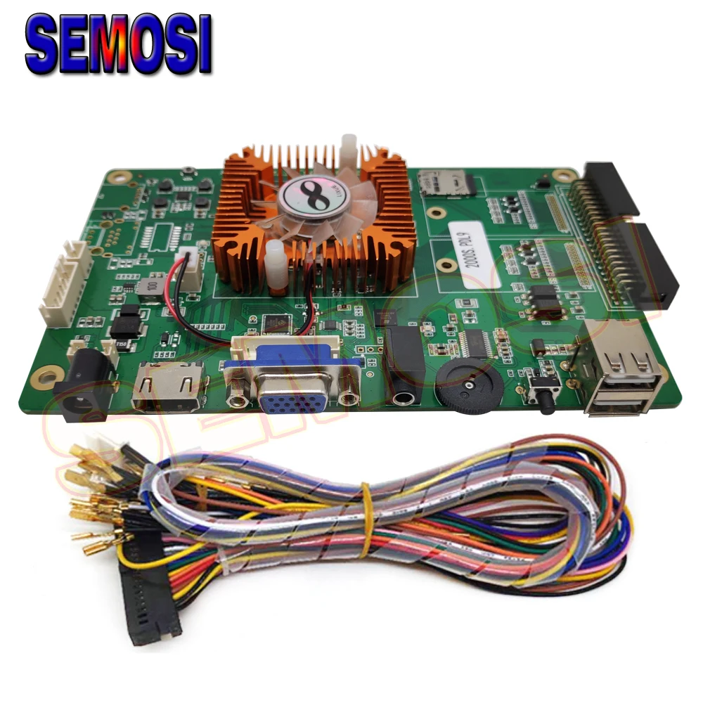 Аркадная игра Box 9 печатная плата 28 контактов жгут Jamma 1660 в 1 аркадный шкаф для