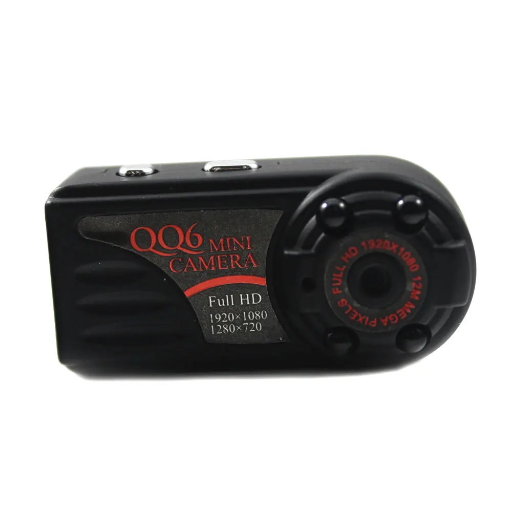 Full HD 1080 P 720 мини Камера QQ6 ИК Ночное видение mini dv большого пальца движения Сенсор