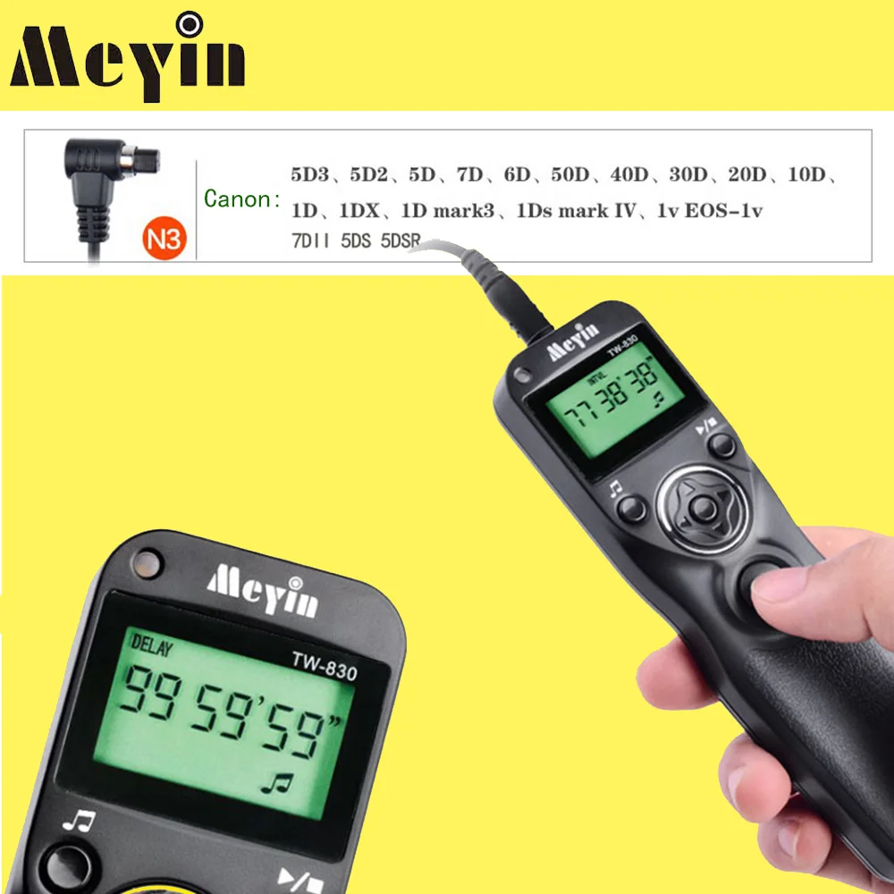 Meyin TW-830 / N3         50D 40D 30D 20D 7D 6D 1Ds 1D 5D III 5D  II 1Ds Mark III