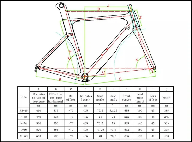 Flash Deal LEADXUS GAM180 Strong Aero Carbon Fiber Bicycle Frame Road Aero Bike Carbon Frame Many Colors Choice 2
