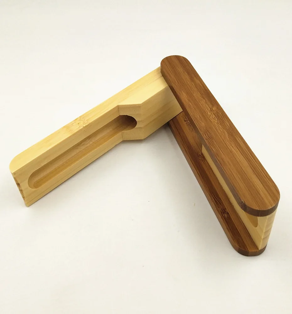 High-End ручной бамбуковый чехол офисный подарок 16,5*4,8*2,3 см Дерево защитный колпачок карандаша футляр для хранения принадлежности для