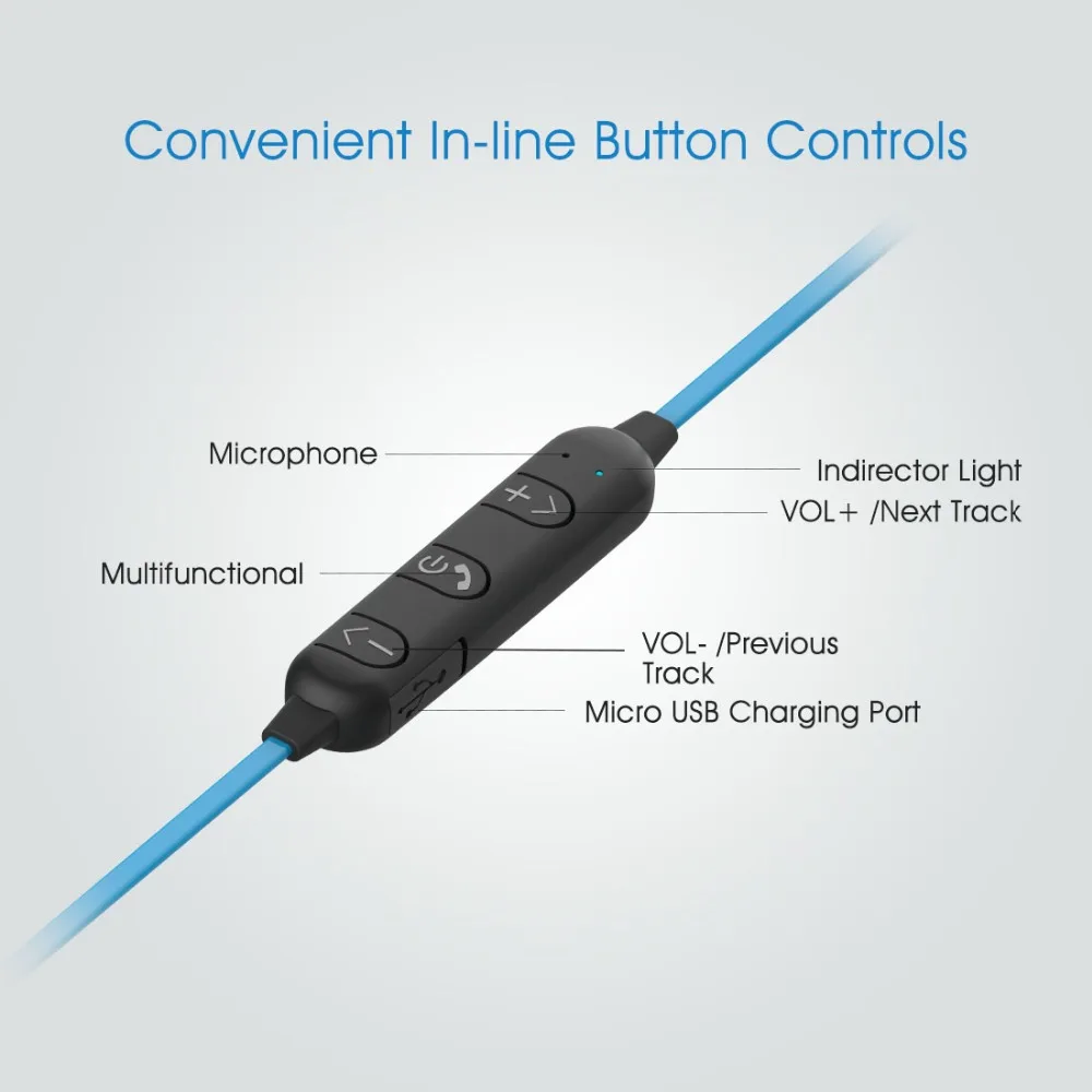 Оригинальные наушники Syllable SF801 Bluetooth V4.2 Спортивная беспроводная гарнитура стерео
