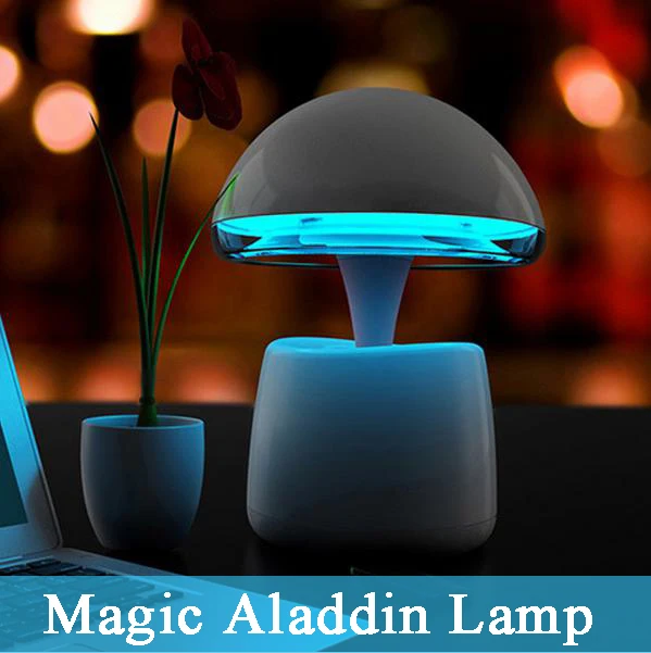 Multi-function Aladdin Magic Night Light Table Lamp Remote Control Atmosphere Light Gift with Mini Wireless Bluetooth Speaker original aladdin and the magic lamp action figures toy aladdin jasmine princess model doll