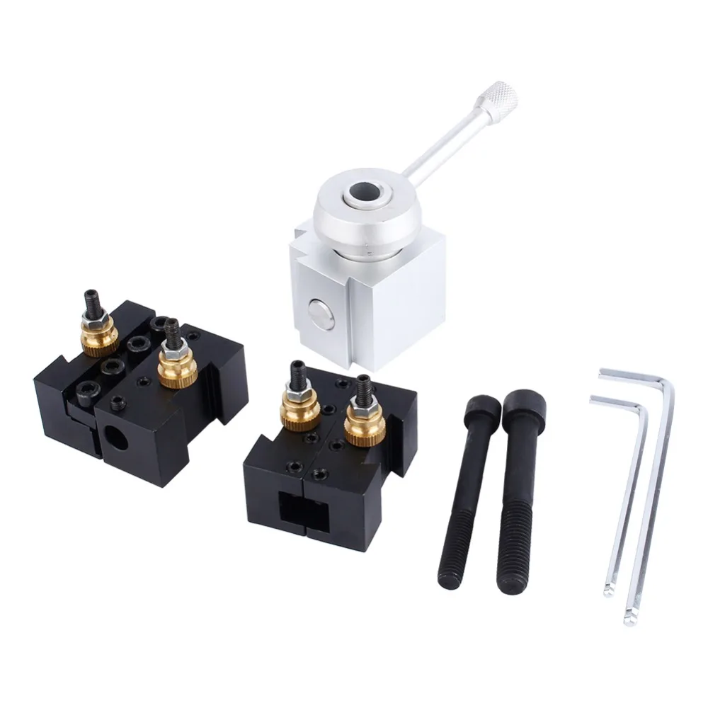 

Universal Quick Change Tool Post Boring Blade Holder Mounting Bolt with Wrench Kit Sets for 7x10/12/14 Lathes EB