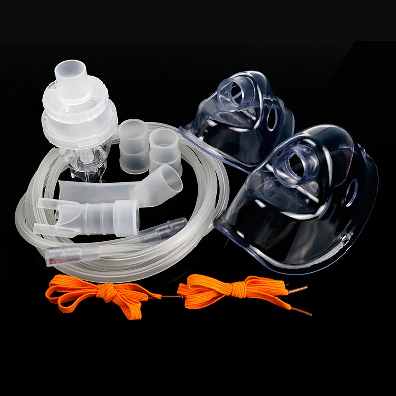 Home Portable Nebulizer Inhaler Medical Equipment Mist Discharge Asthma Inhaler Atomizing Cup Adult Children's Mask Catheter Set