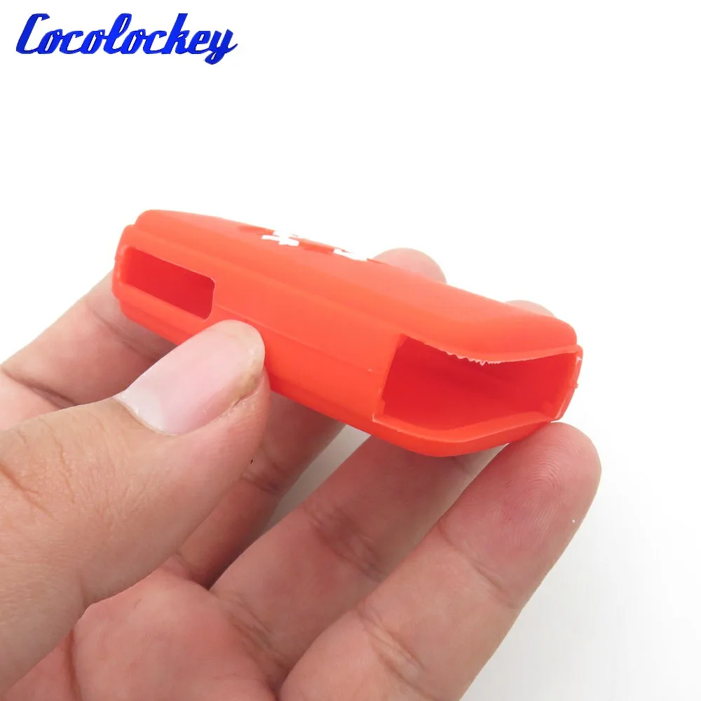 Cocolockey силиконовый автомобильный чехол для ключей TOYOTA Smart Remote 3 кнопки без