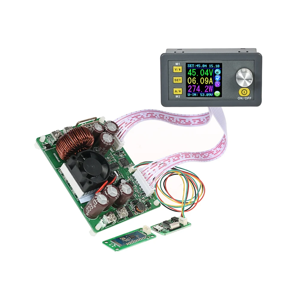 

Digital Programmable Control Buck-Boost Power Supply Module Constant Voltage Current Communication Version + Bluetoh Board
