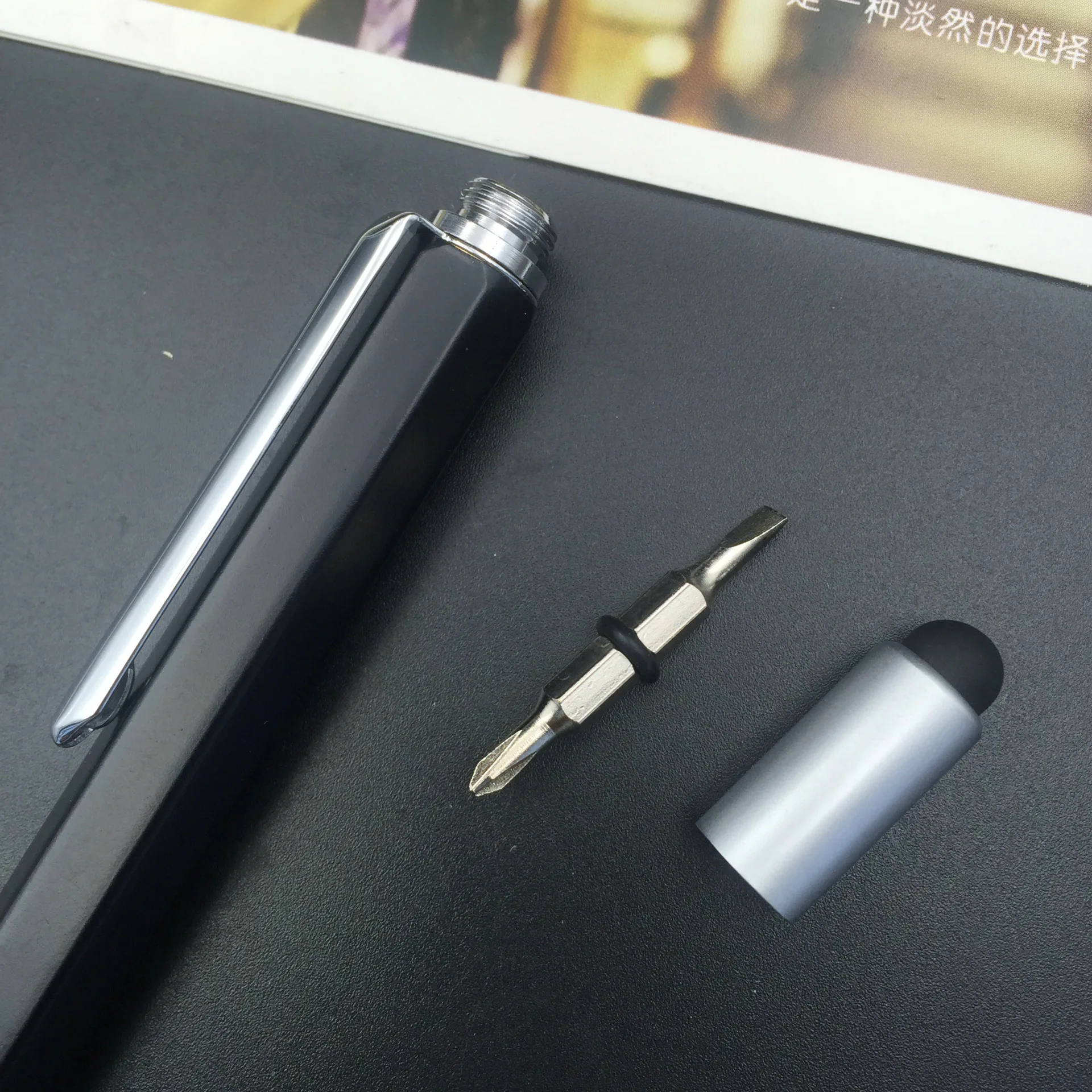 1 шт./) 5 цветов отвертка емкостные перьевые ручки канцелярские стилусы ручка для сенсорного экрана маслянистая черная заправка 0,7 мм
