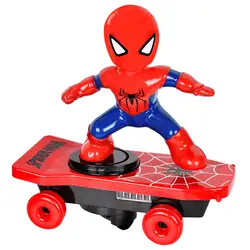 Человек-паук Электрический мультфильм скутер игрушка подарок на день рождения для мальчиков и девочек