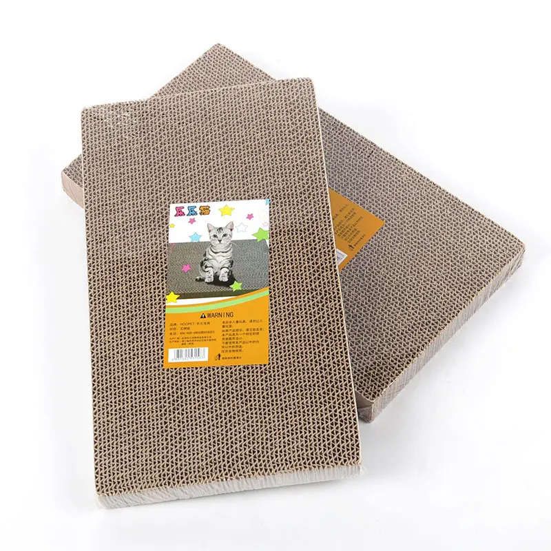 Brown Игрушка для кошек Hoopet, доска для обучения царапинам, Когтеточка для кошек, забота о когтях, Интерактивная игрушка - Цвет: Brown