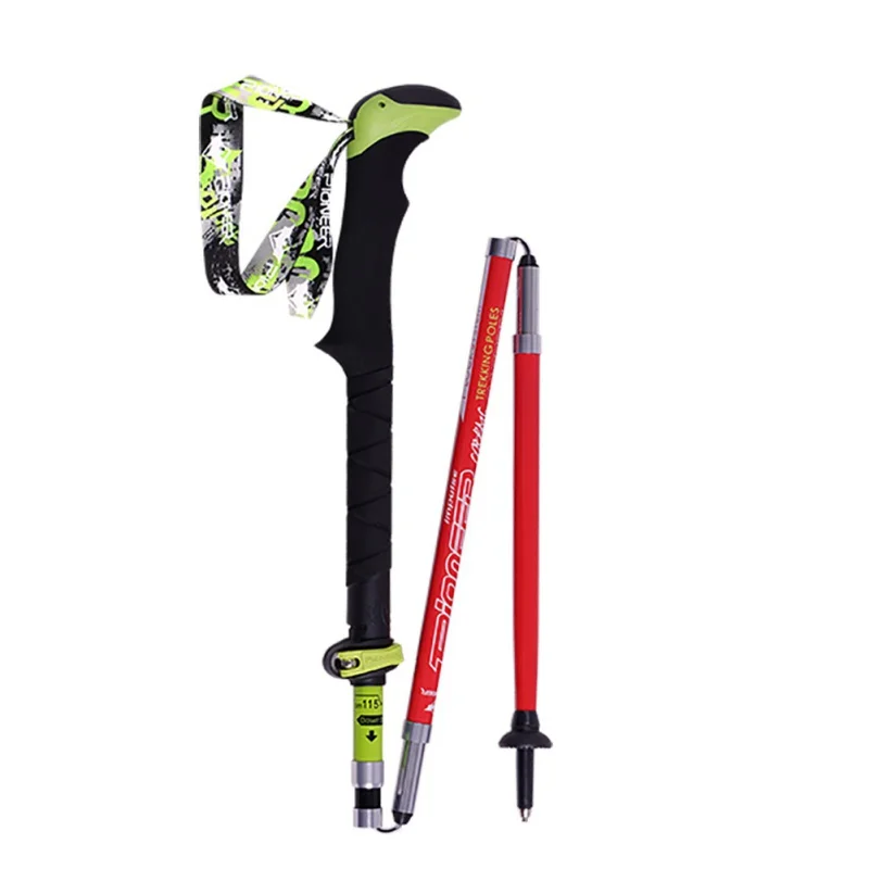 

Outdoor Ultra-light Folding Nordic Walking Poles Carbon Fiber Trekking Poles Trekking Stick Alpenstock Carbon Walking Sticks