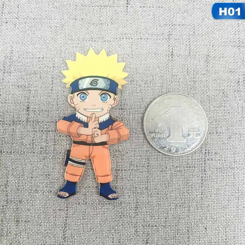 

Acrylic Magnetic Stickers Magnetic Fridge Sticker Naruto Kakashi Characters Fridge Magnets Tape Cutehorse Cartoon Series