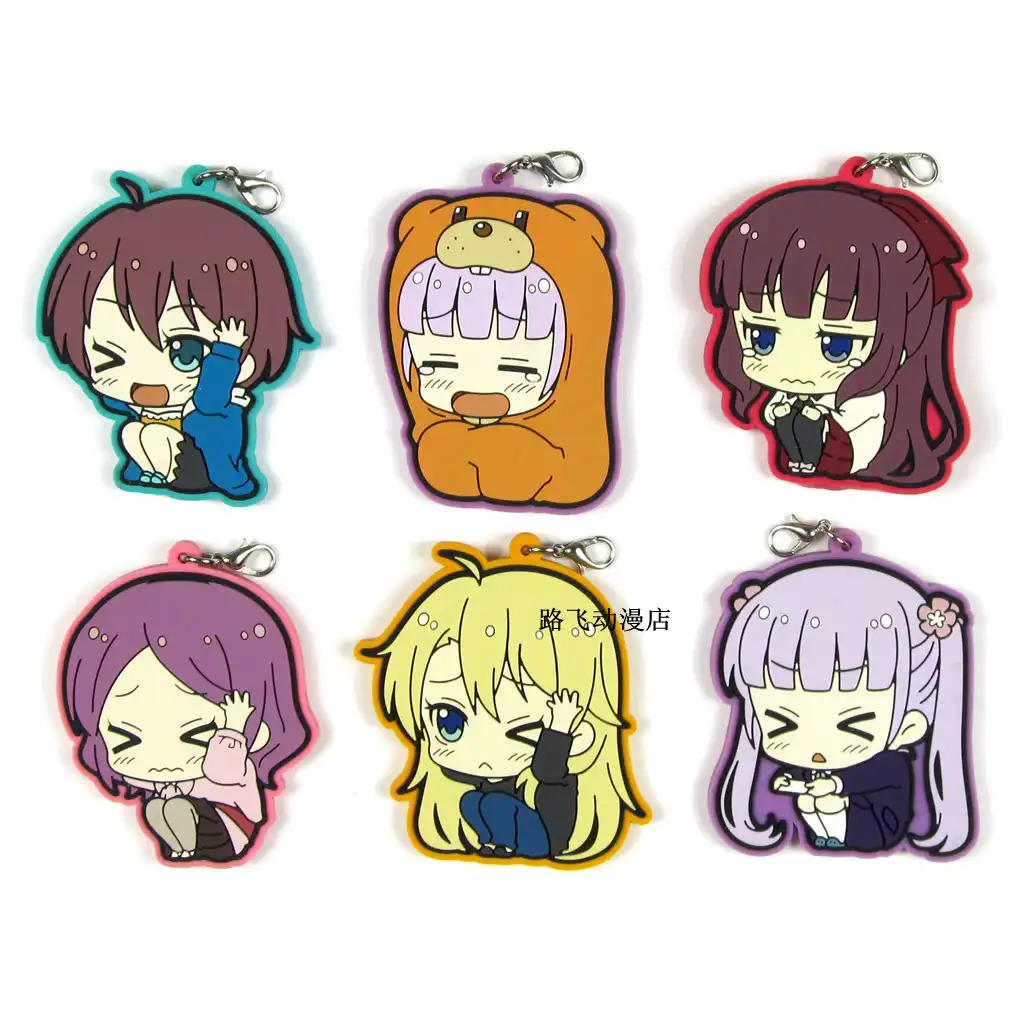 新しいゲーム富山凛takimoto Hifumiさくらネネ望月もみじアクションフィギュアラバーキーホルダーペンダントギフト6センチメートル Action Figures Aliexpress