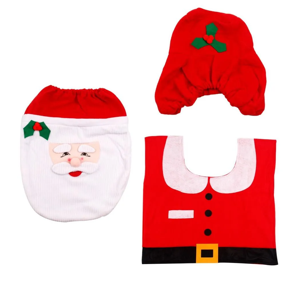 FENGRISE-Santa-Claus-Rug-Toilet-Seat-Cover-Bathroom-Set-Snowman-Merry-Christmas-Decoration-Fancy-Navidad-Decoration (1)_