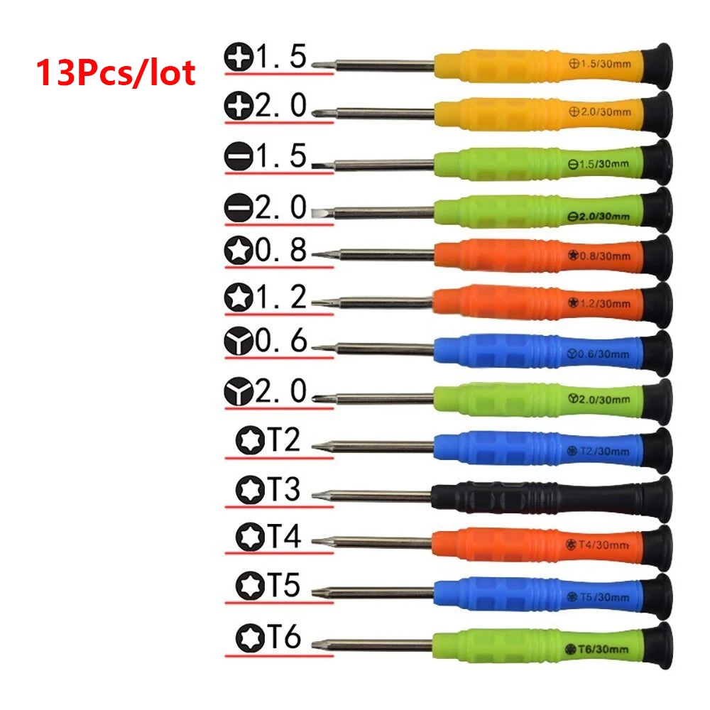 13 In 1 Precision Screwdriver Set For Iphone 8 X 7 6 6s 5 4 Samsung Ipad Htc Cell Phone Tablet