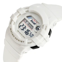 girl Sports Watches stopwatch Alarm Chrono Digital watch electronic hand watch for boy waterproof sport watch digital white