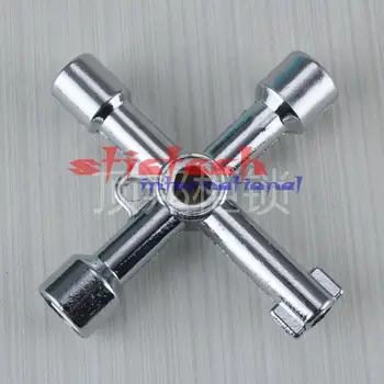 

by dhl or ems 50 pieces Universal Cross Triangle KEY for Elevator Cabinet Valve Alloy