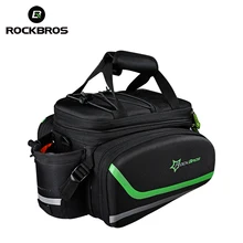 RockBros Bike Luggage Bags Bicycle Carrier bag Bike Saddle Tail Seat Trunk Bag Large Capacity Cycling Rear Pack Mtb Panniers