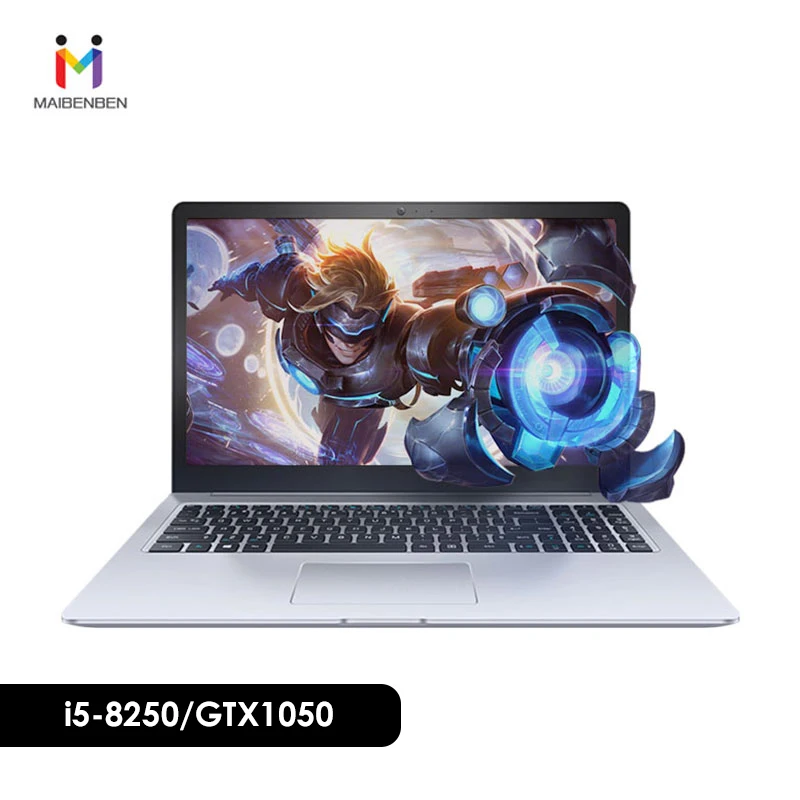 Цена MaiBenBen Damai 6S для игрового ноутбука i5 8250U + GTX1050 4G видеокарта 8G ram 240G SSD Dos 15,6