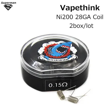 

Original electronic cigarette Accessory SteamShark A25 Ni200 28GA Coil 0.15ohm Pre-build Heating Wire RBA/RDA/RTA atomizer Tank