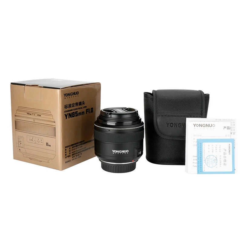 YONGNUO YN85mm F1.8 AF/MF Средний телеобъектив для Canon, полный срок ручной фокусировки объектива для 7DII 650D 5 DIII EOS камеры