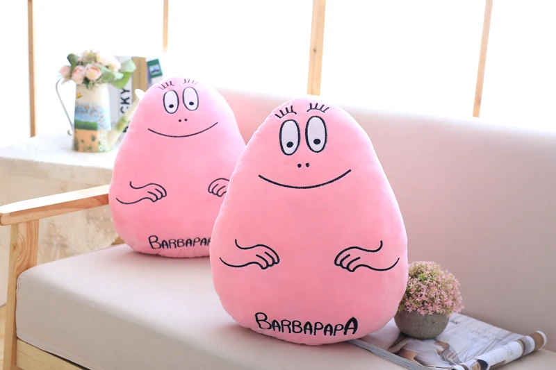 1 шт. 45 см мультфильм рисунок Barbapapa плюшевые подушки мягкие плюшевые игрушки малыша Плюшевые игрушки для детей диванную подушку домой декор