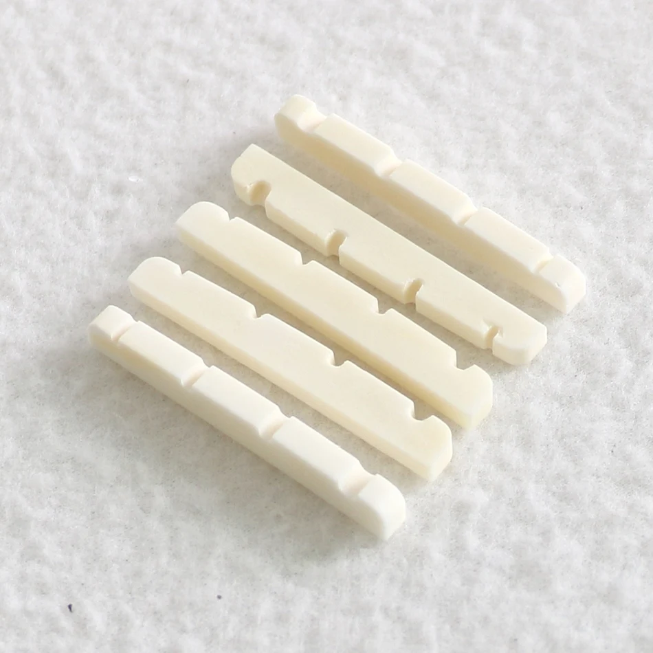 Donlis 5pcs Bone Bass Nut 42mm For 4 String Pbass Necks