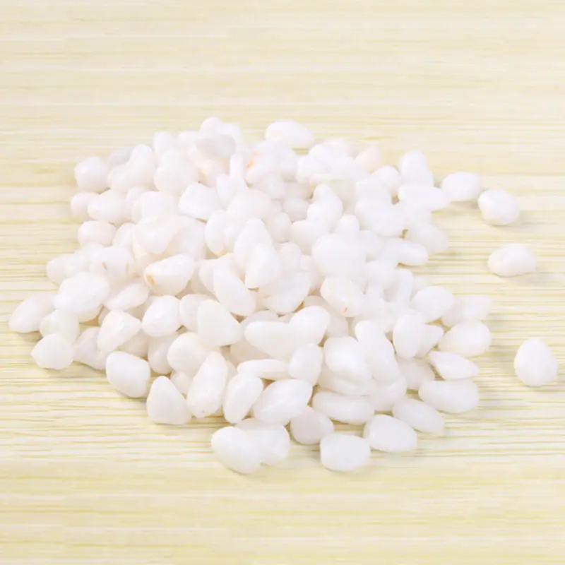

The cobblestone pure white pebbles elliptical stone floor / trims / aquarium accessories special HG02740S01