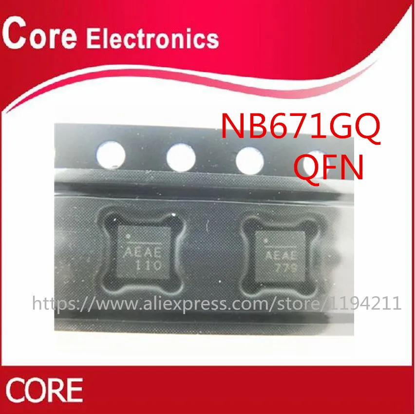 50 шт. NB671GQ-Z NB671GQ NB671 AEAD AEAE QFN-8 | Электронные компоненты и принадлежности