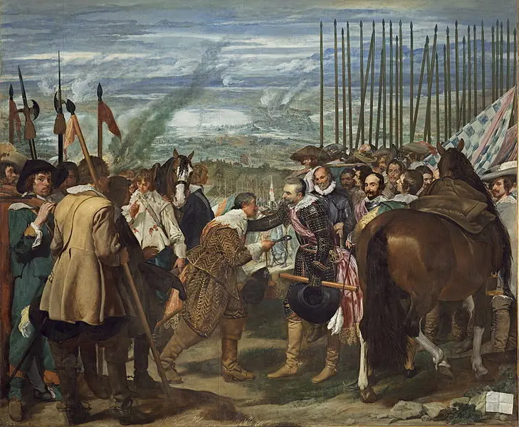 

wholesale painting # TOP Decorative Religious art # Diego Rodriguez The Surrender of Breda, or The Lances print art painting