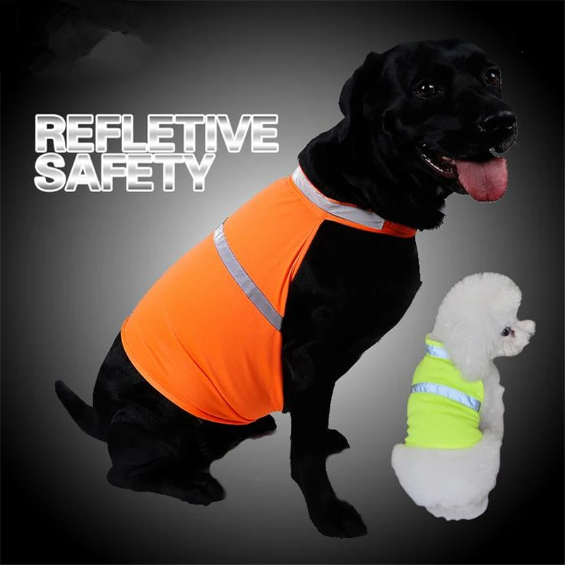 PACGOTH 1 pc Pet Dog Reflective Vest Working Dogs Safety Vests for