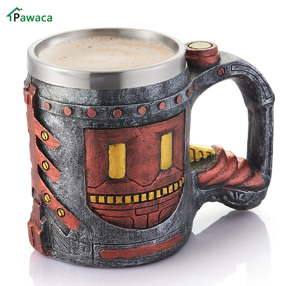 

Double Wall Stainless Steel 3D Coffee Cup Milk Mixing Self Stirring Coffee Cup Stainless Steel Drinking Coffee Tea Bottle Mug
