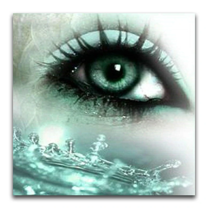 DIY 3D Diamond painting people Full Square Diamond embroidery Cross stitch beauty Full Round Diamond mosaic Sea eye